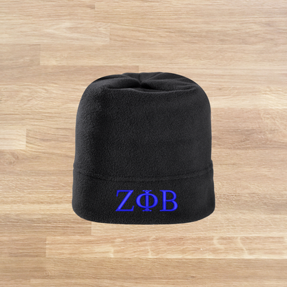 Zeta Phi Beta Personalized Embroidered Fleece Hat Beanie