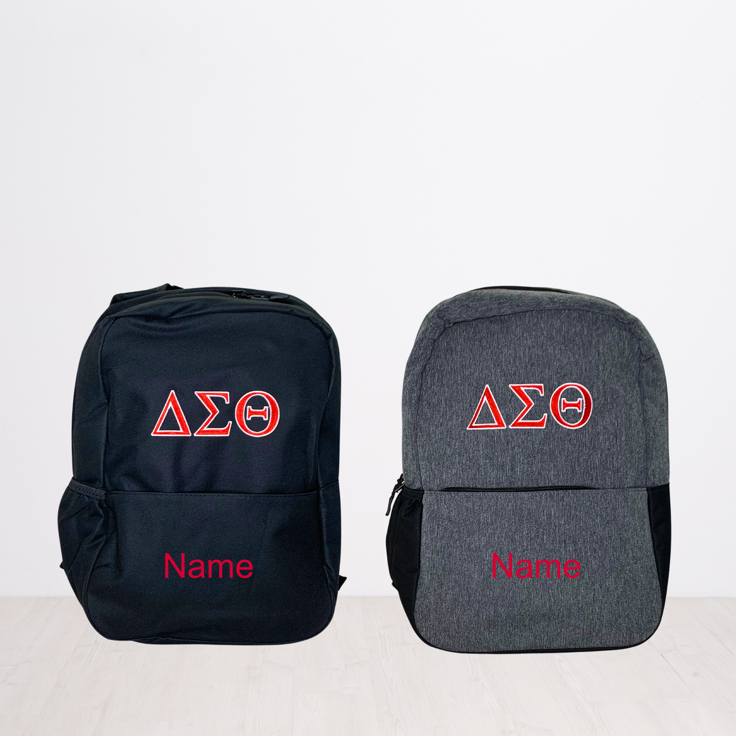 Delta Sigma Theta Personalized Embroidered Backpack Bookbag