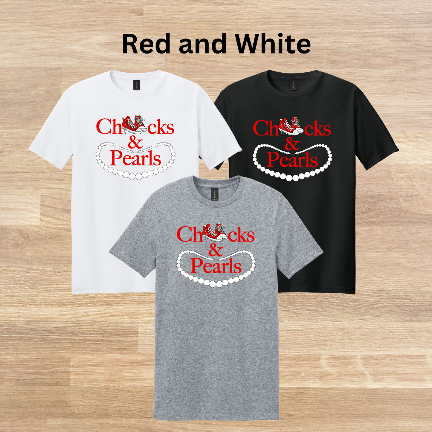 Chucks and Pearls T-Shirt