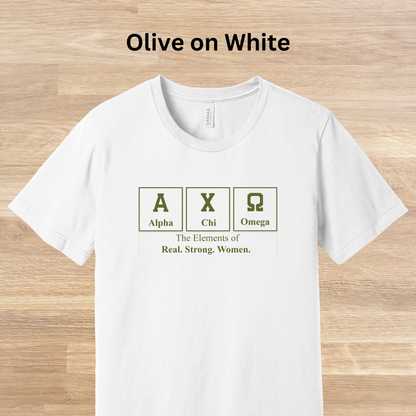 Alpha Chi Omega Elements Table T-Shirt