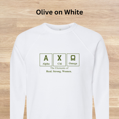 Alpha Chi Omega Elements Table Sweatshirt