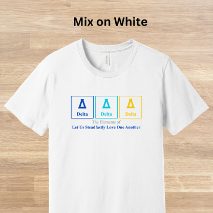 Delta Delta Delta Elements Table T-Shirt