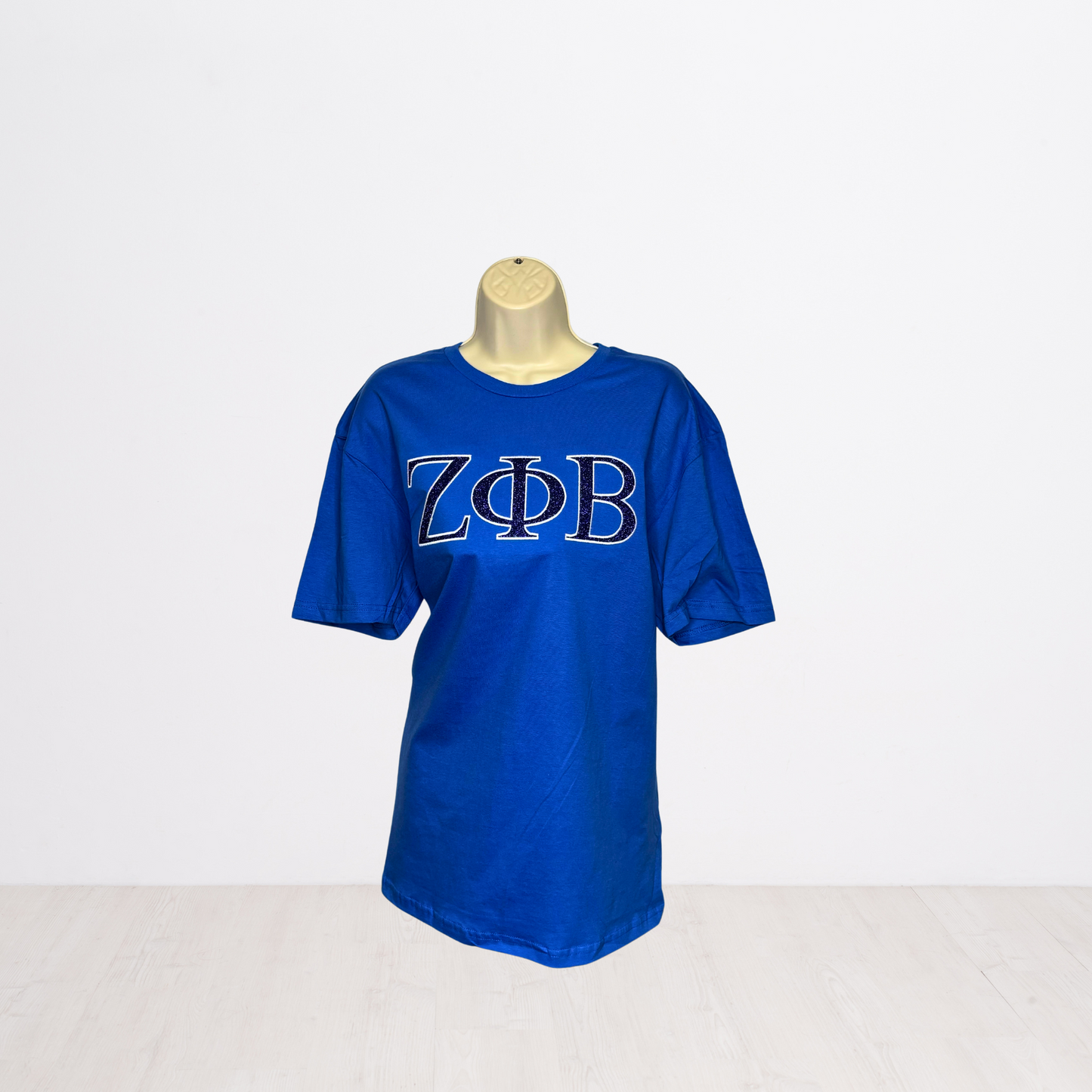 Zeta Phi Beta Embroidered Glitter T-shirt