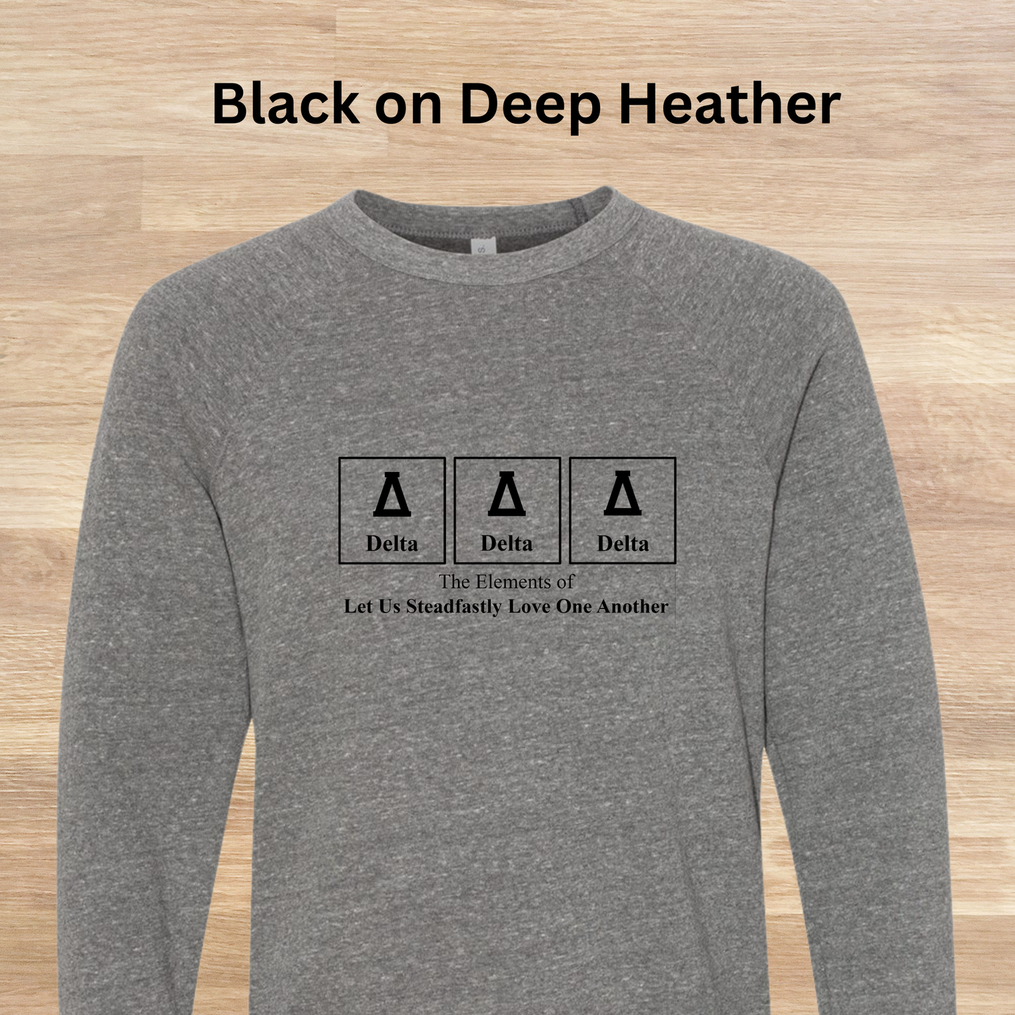 Delta Delta Delta Elements Table Sweatshirt