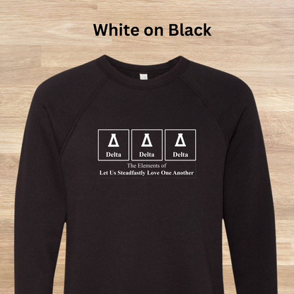 Delta Delta Delta Elements Table Sweatshirt