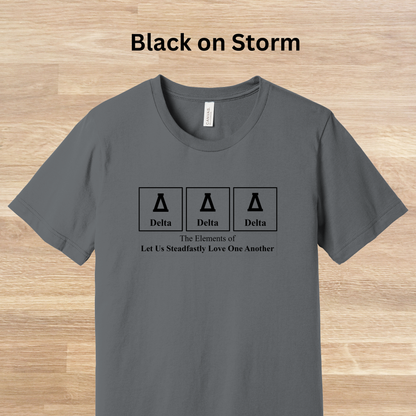 Delta Delta Delta Elements Table T-Shirt