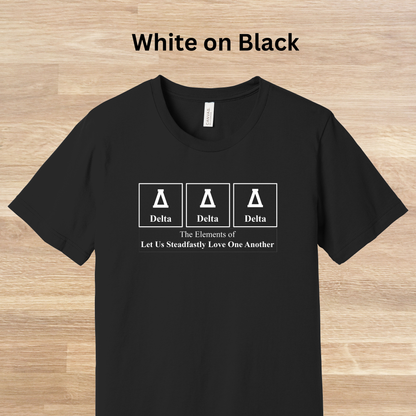 Delta Delta Delta Elements Table T-Shirt