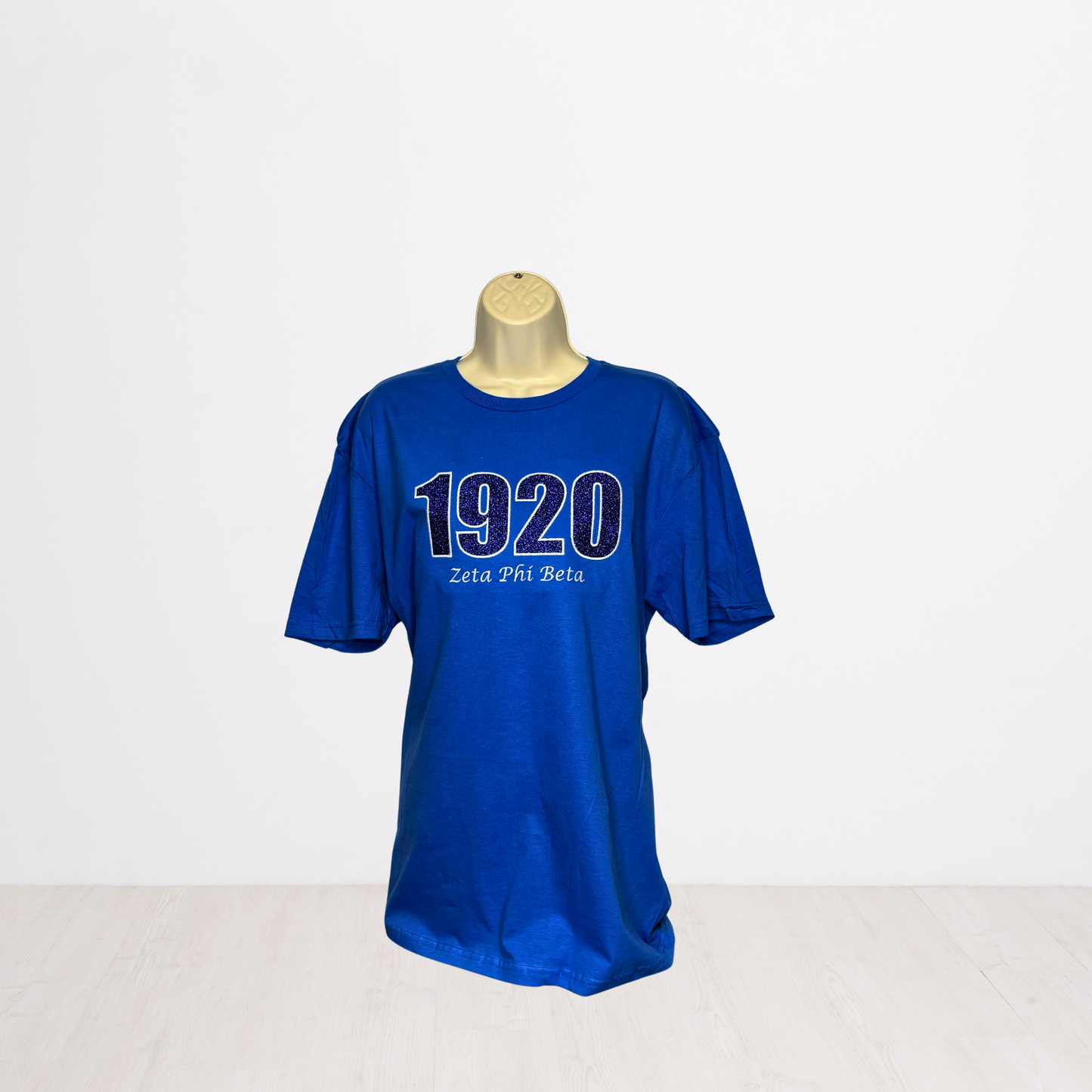 1920 Zeta Phi Beta Embroidered Glitter T-Shirt