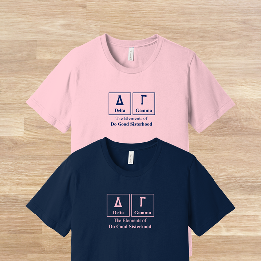 Delta Gamma Elements Table T-Shirt