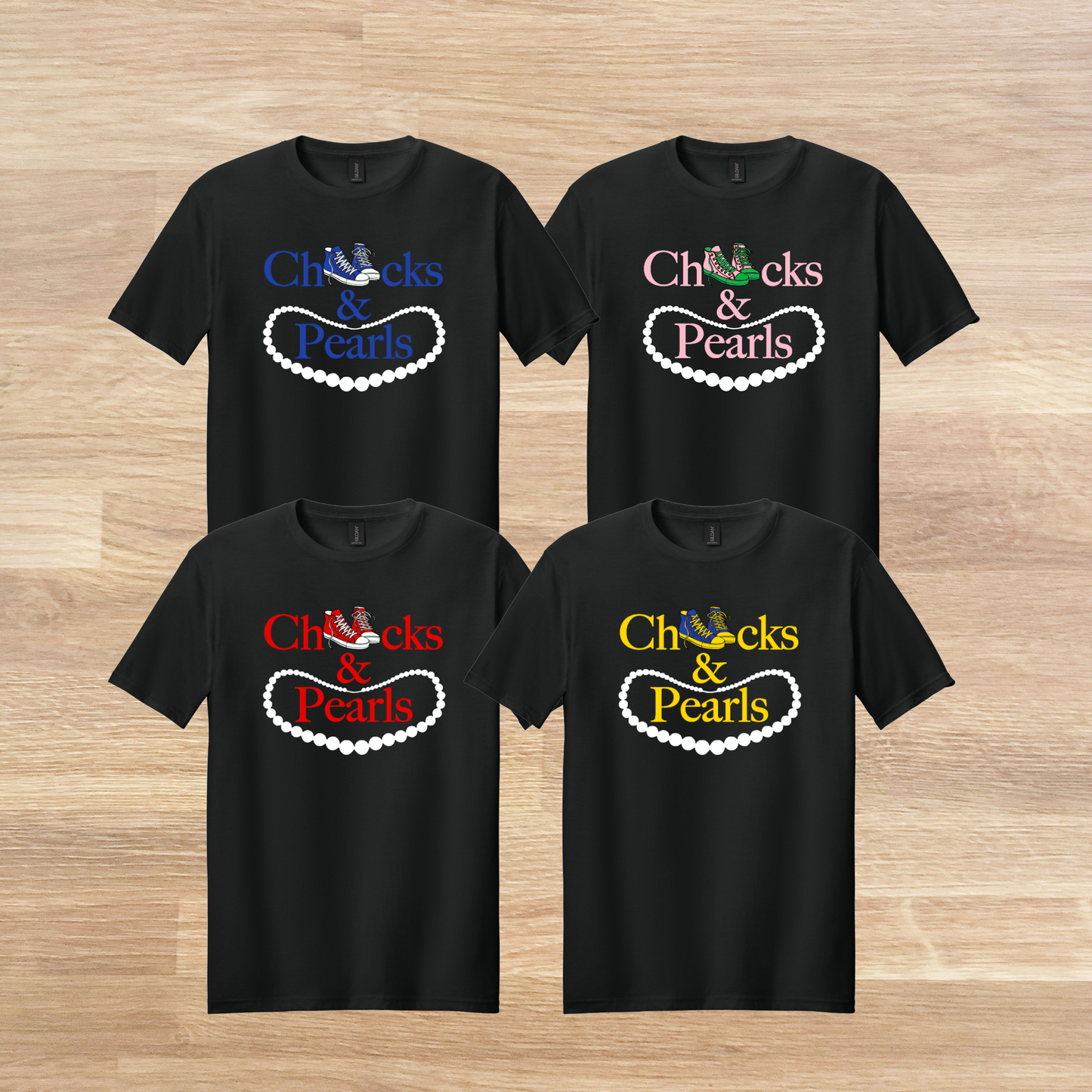 Chucks and Pearls T-Shirt