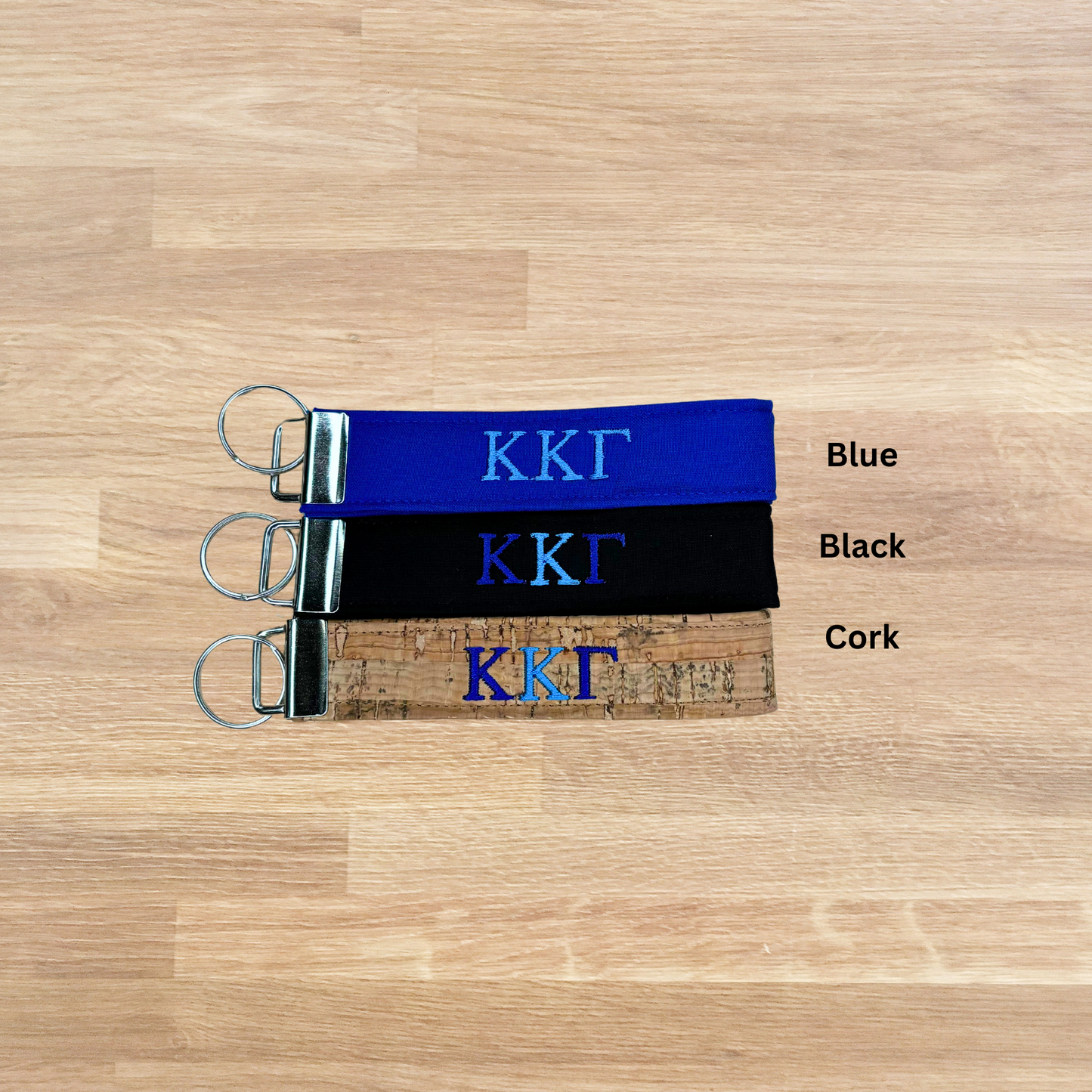 Kappa Kappa Gamma Embroidered Key fob