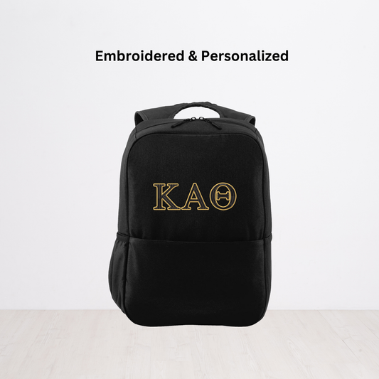 Kappa Alpha Theta Personalized Embroidered Backpack Bookbag