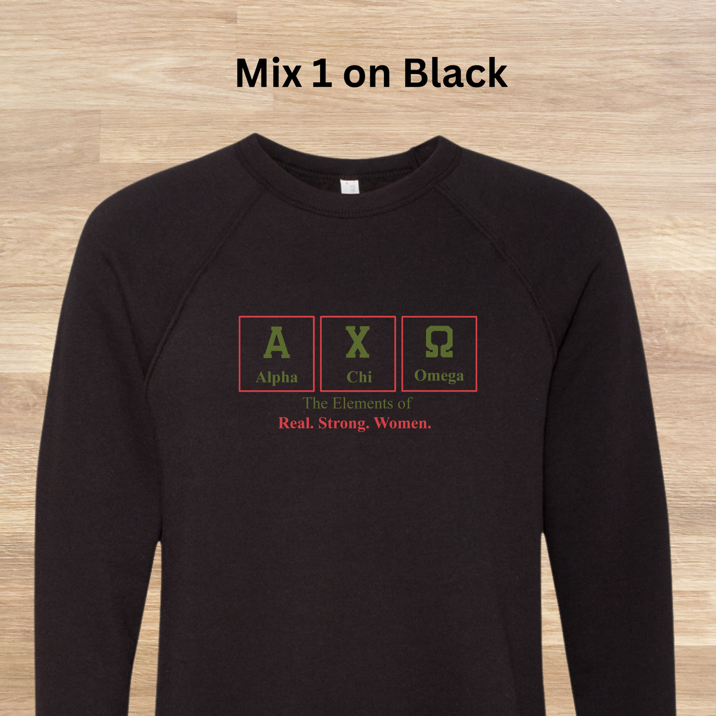 Alpha Chi Omega Elements Table Sweatshirt