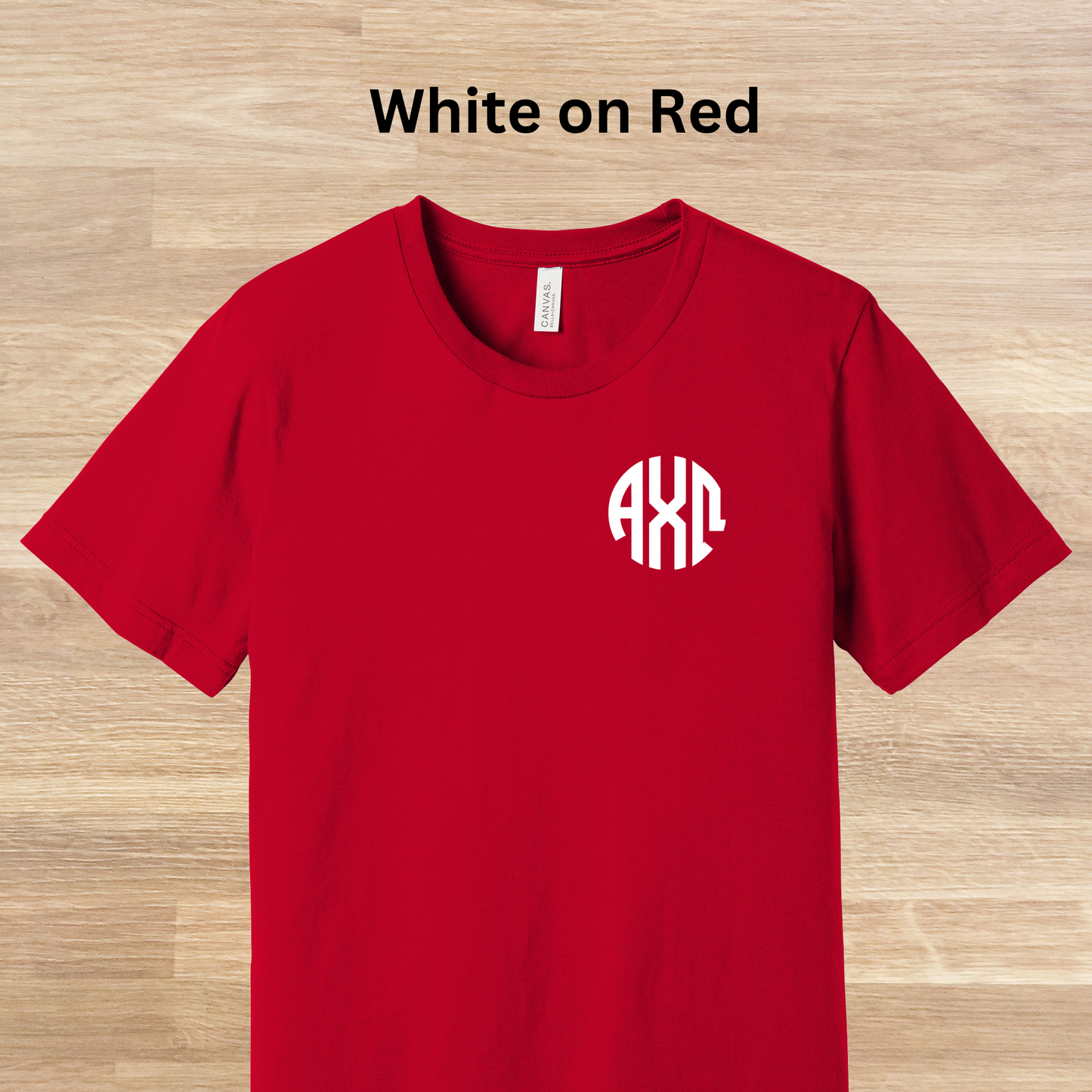 Alpha Chi Omega Monogram T-Shirt