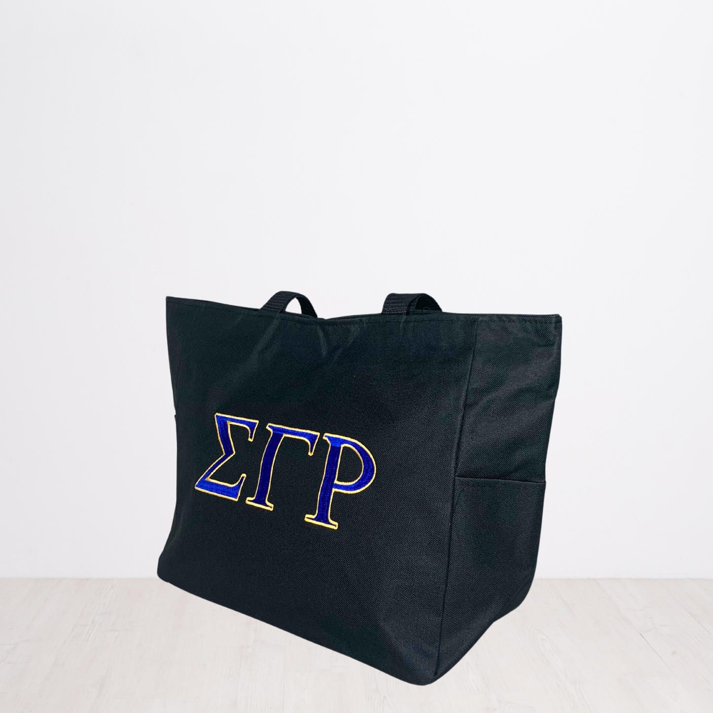 Sigma Gamma Rho Personalized Embroidered Zipper Tote Bag