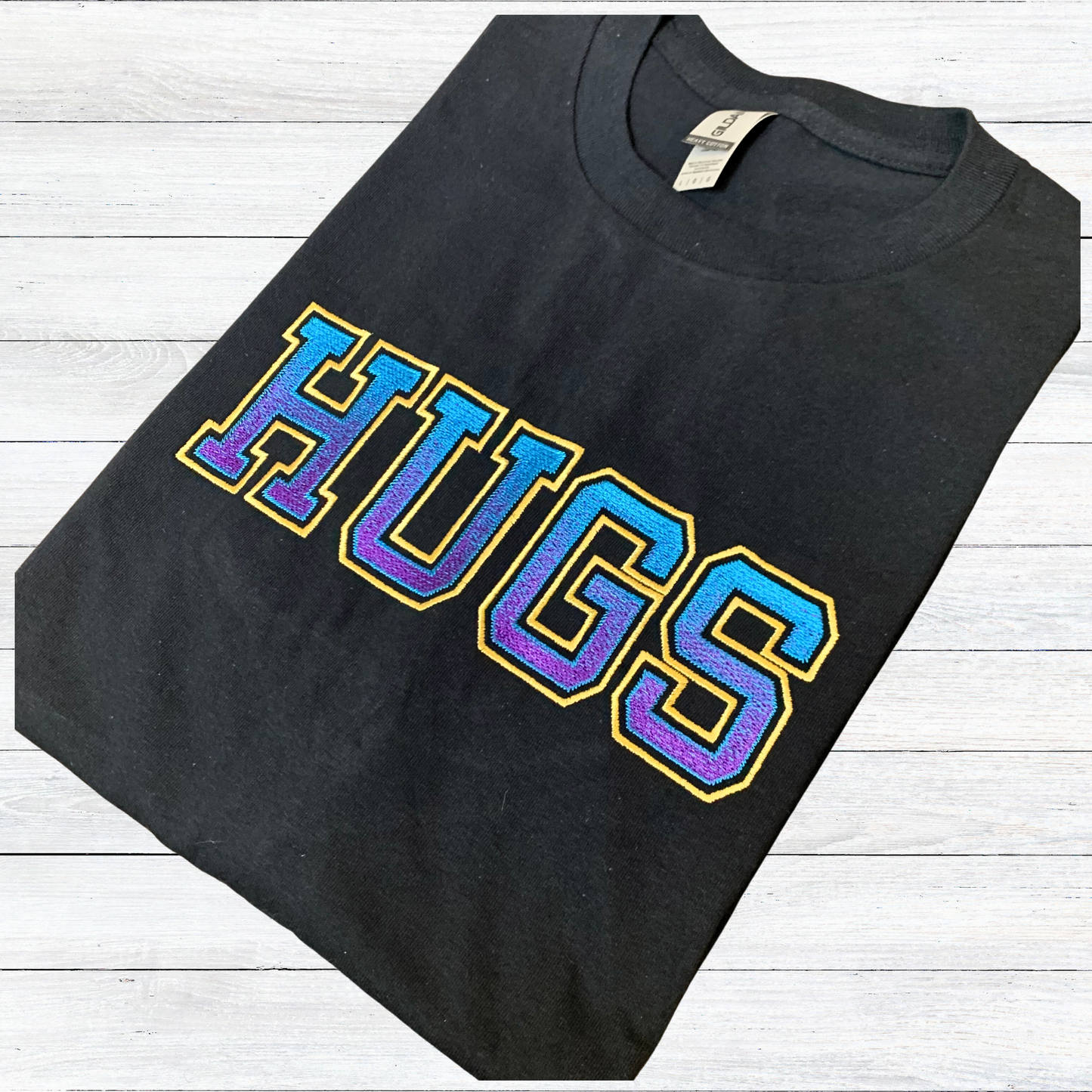 Hugs Embroidered Shirt