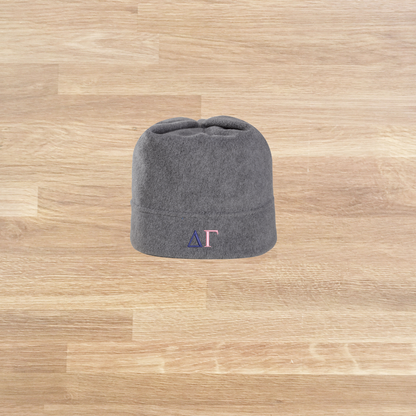 Delta Gamma Embroidered Fleece Hat Beanie