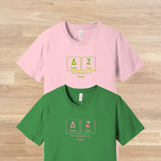 Delta Zeta Elements Table T-Shirt