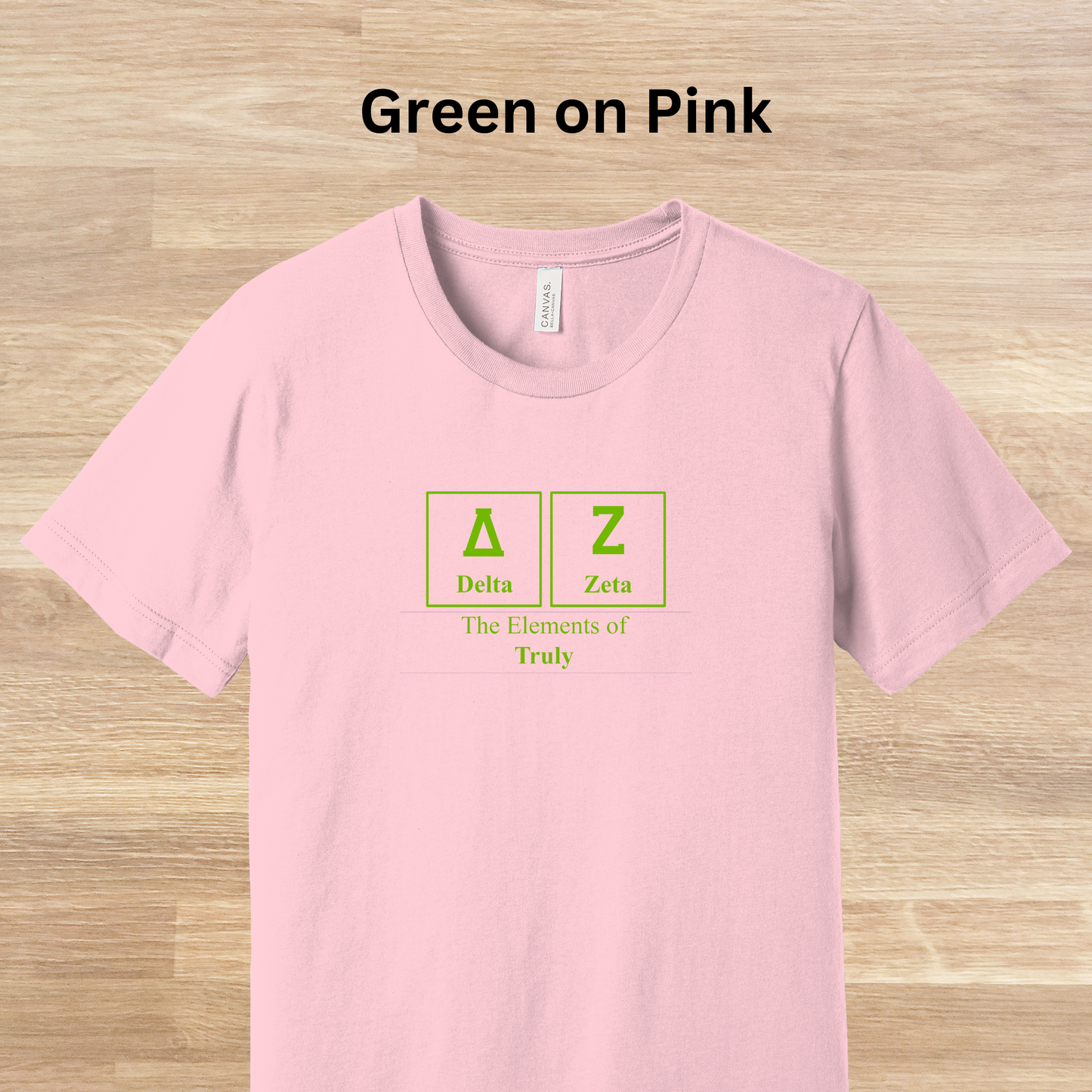 Delta Zeta Elements Table T-Shirt