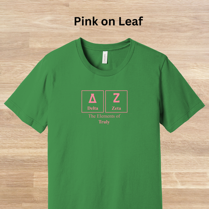 Delta Zeta Elements Table T-Shirt