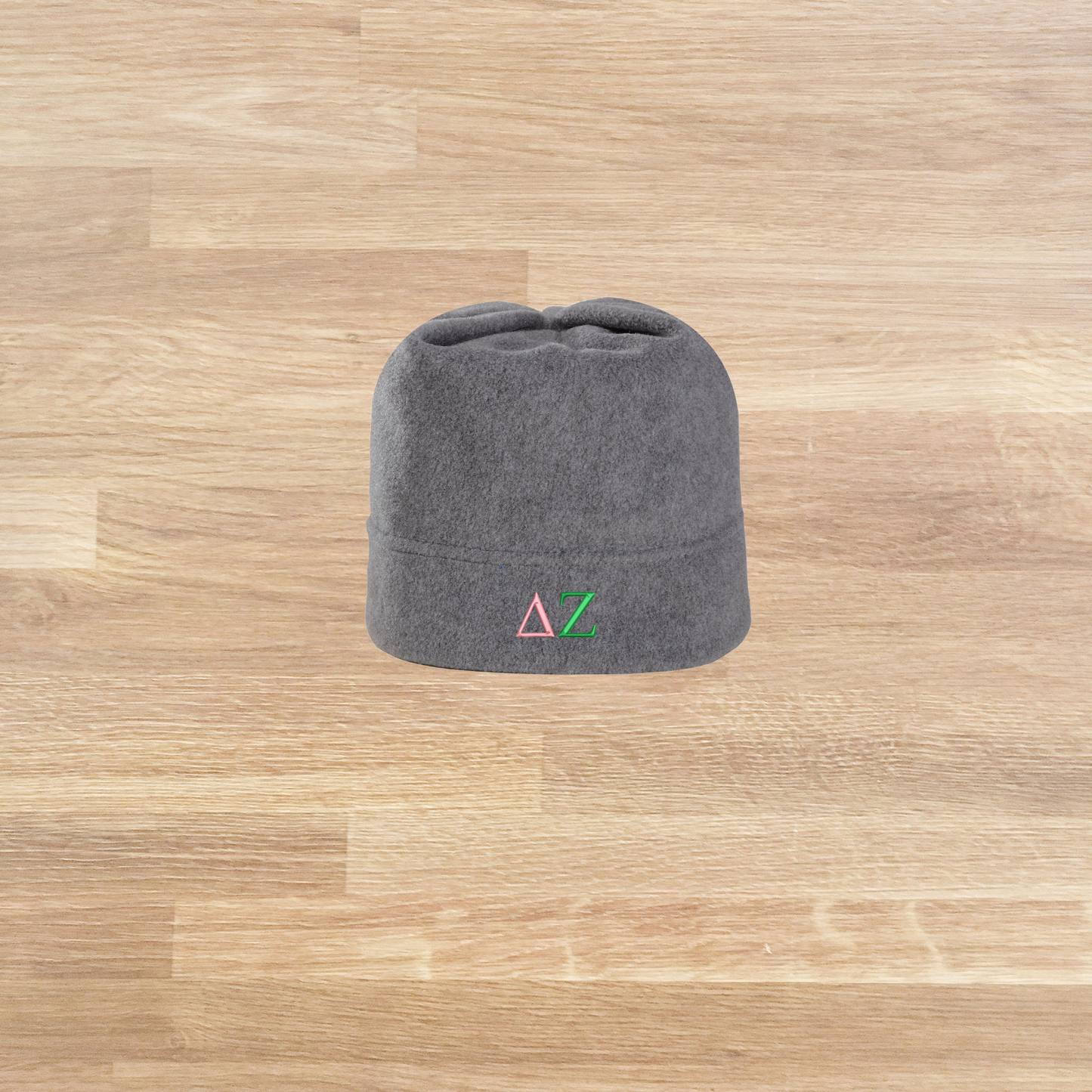 Delta Zeta Embroidered Fleece Hat Beanie