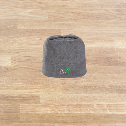 Delta Zeta Embroidered Fleece Hat Beanie