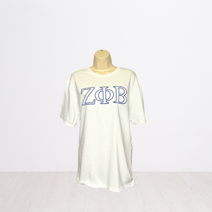 Zeta Phi Beta Embroidered Glitter T-shirt