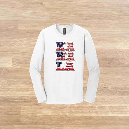 Kamala Flag Long Sleeve T-Shirt