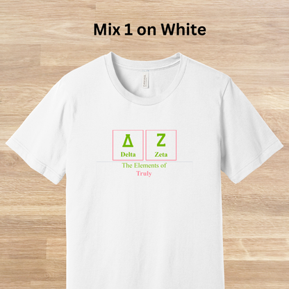 Delta Zeta Elements Table T-Shirt