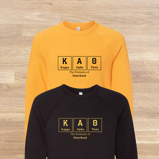 Kappa Alpha Theta Elements Table Sweatshirt