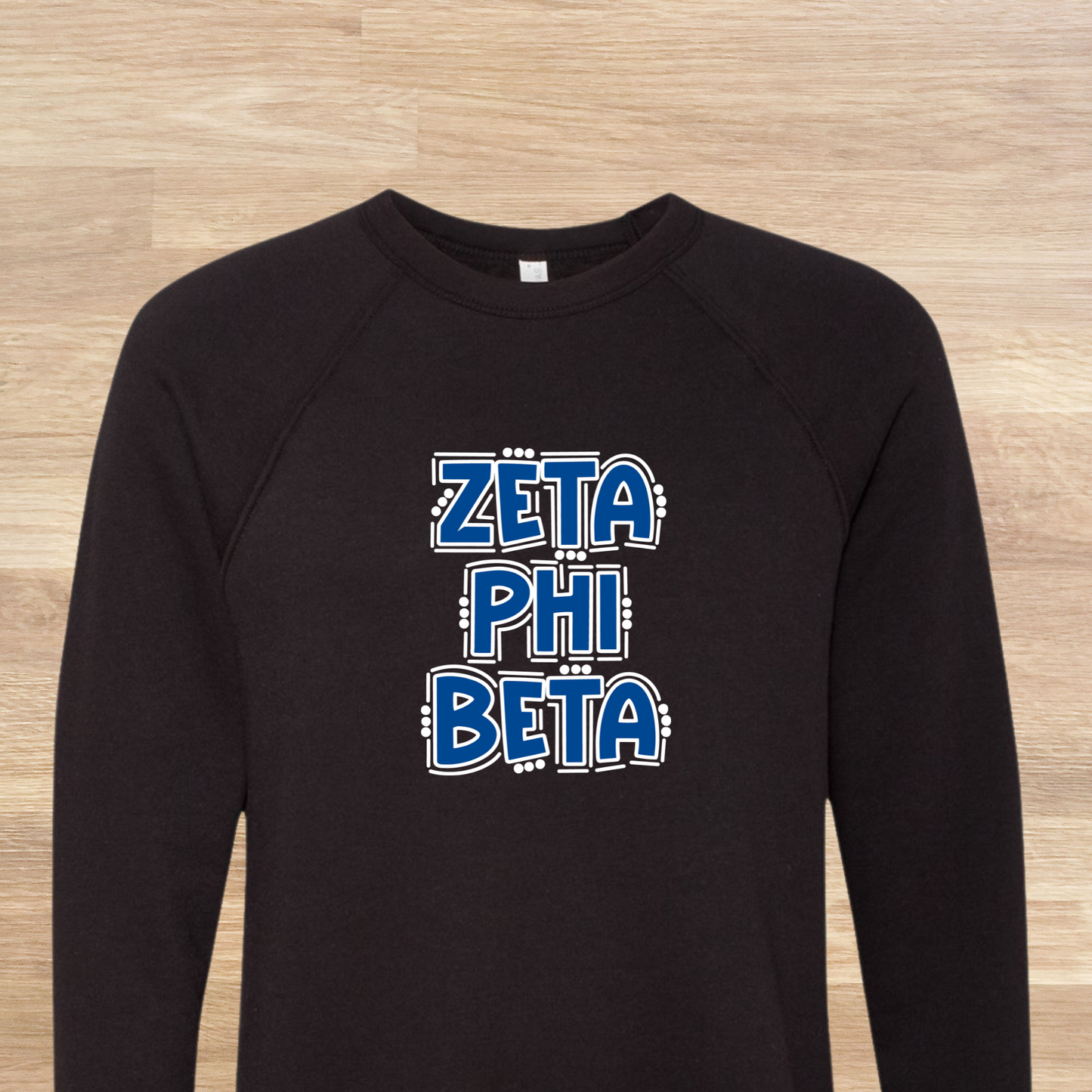 Zeta Phi Beta Retro Doodle 80s Style Sweatshirt