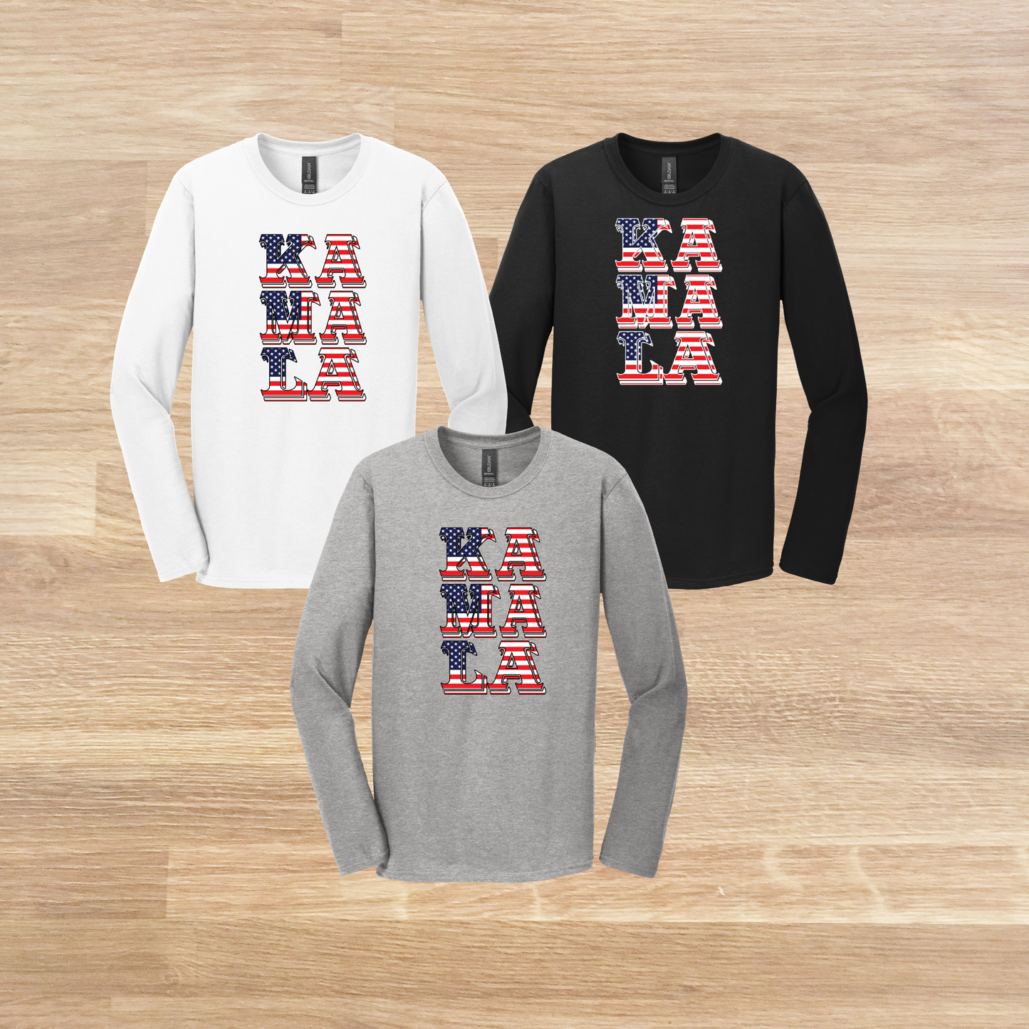 Kamala Flag Long Sleeve T-Shirt