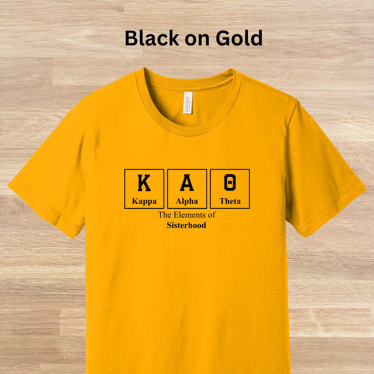 Kappa Alpha Theta Elements Table T-Shirt