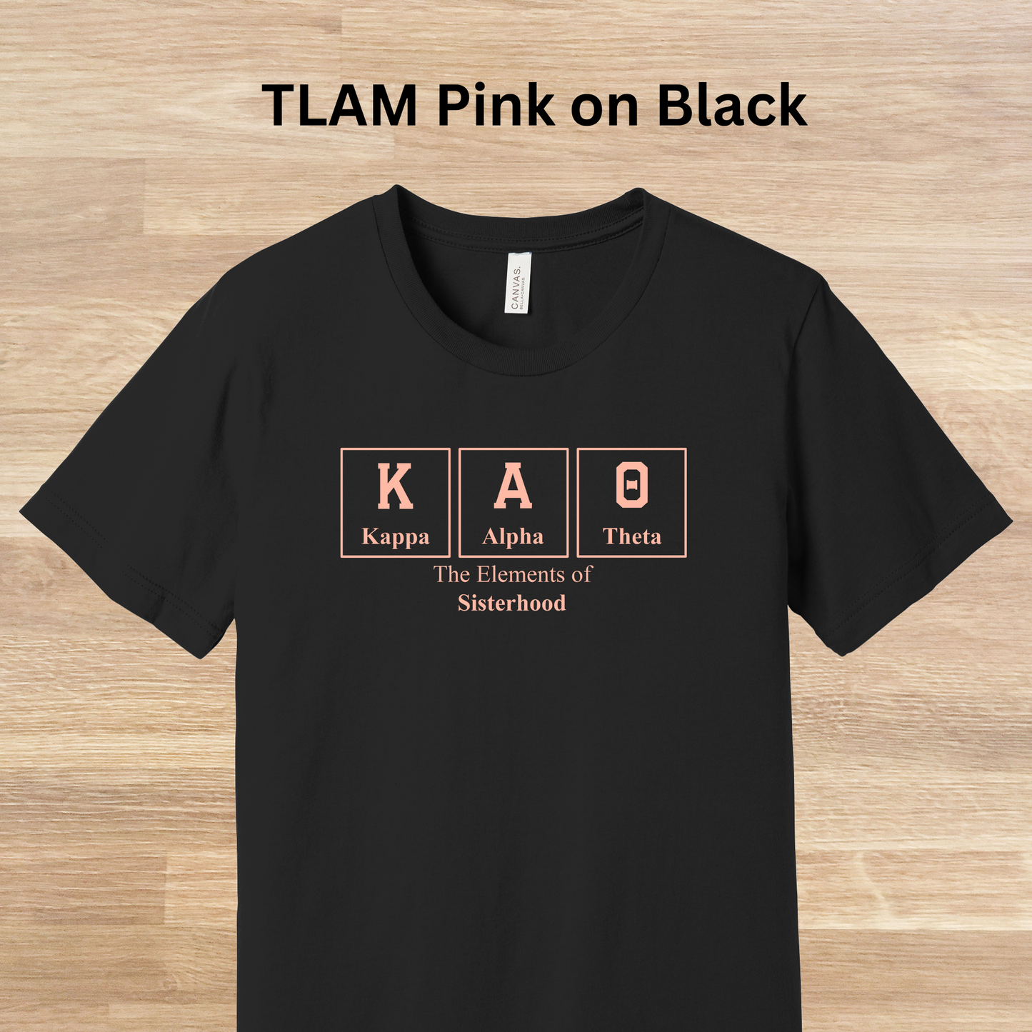 Kappa Alpha Theta Elements Table T-Shirt