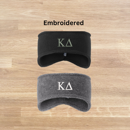 Kappa Delta Embroidered Fleece Headband