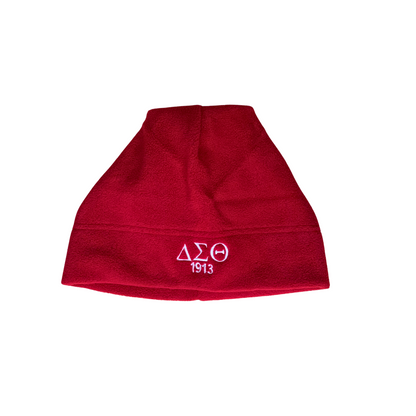 Delta Sigma Theta Personalized Embroidered Fleece Hat Beanie