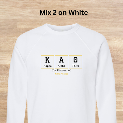 Kappa Alpha Theta Elements Table Sweatshirt