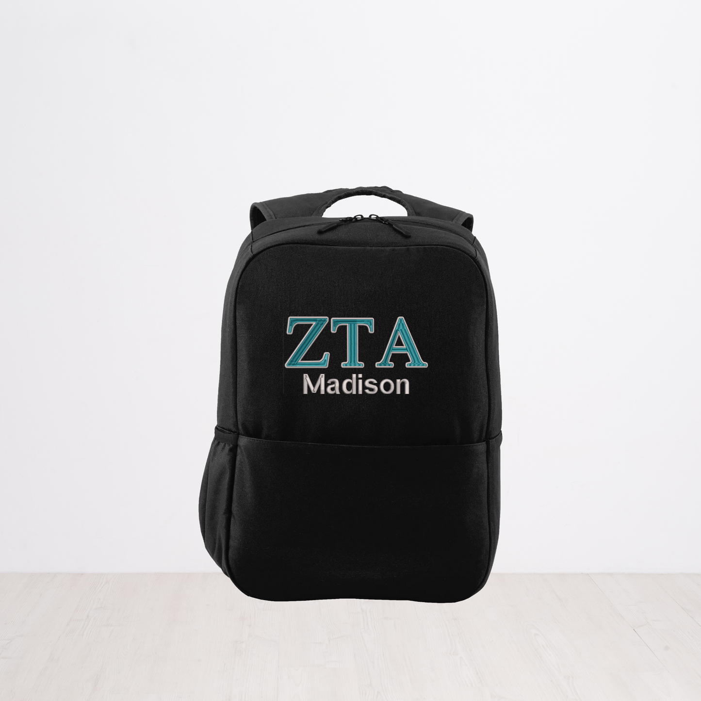 Zeta Tau Alpha Personalized Embroidered Backpack Bookbag