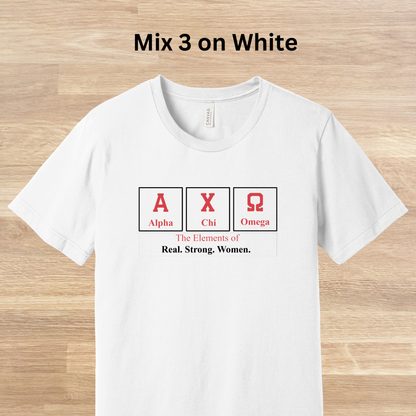 Alpha Chi Omega Elements Table T-Shirt