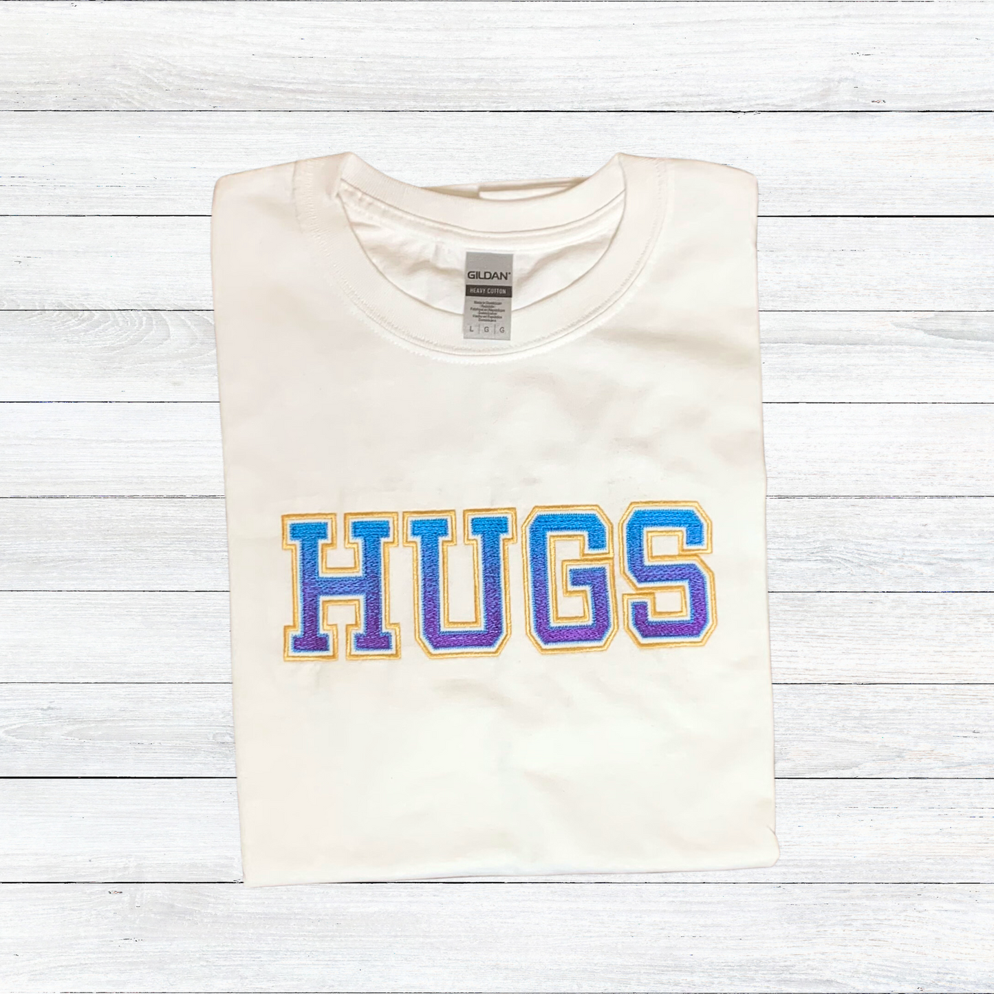 Hugs Embroidered Shirt