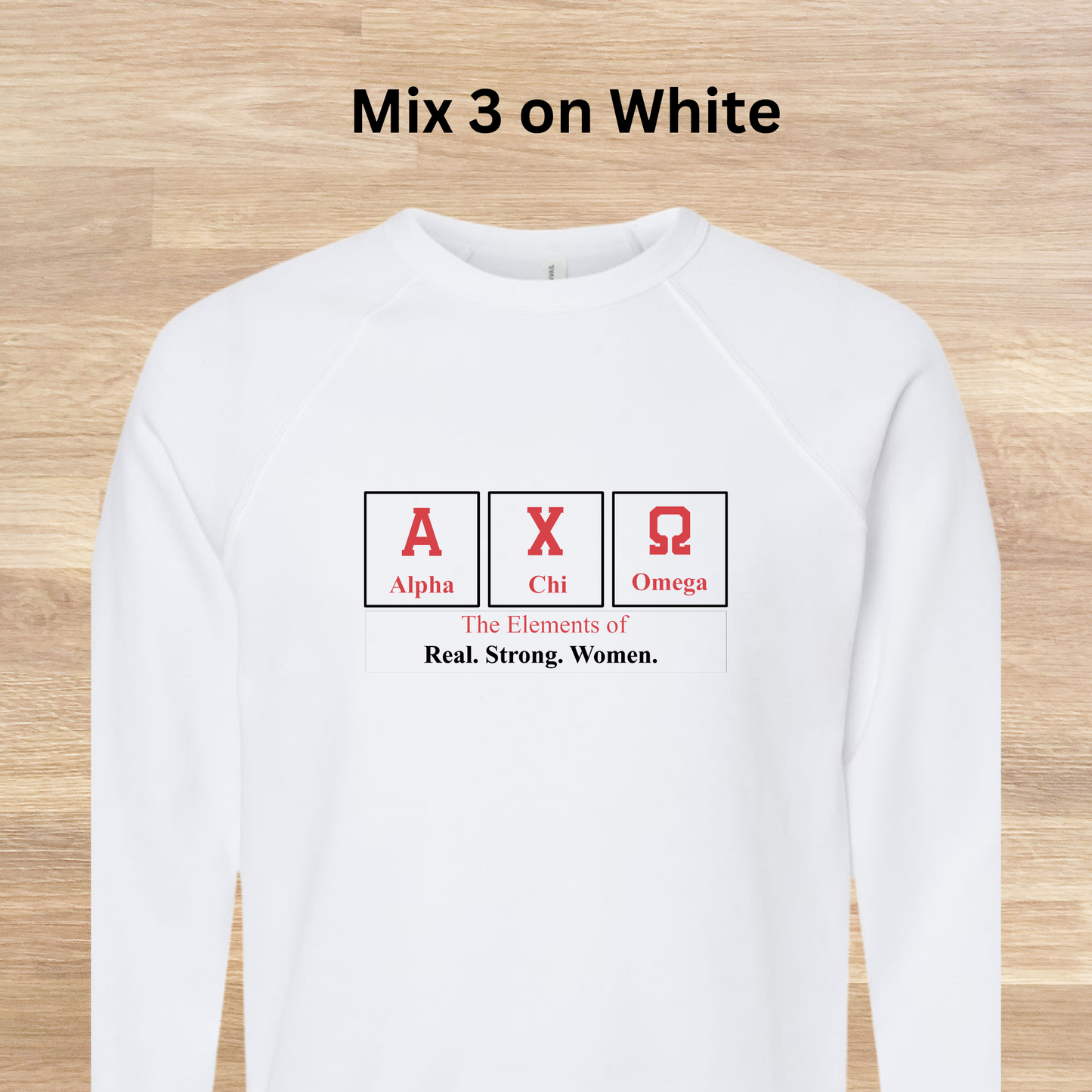 Alpha Chi Omega Elements Table Sweatshirt