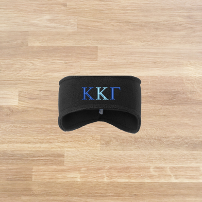 Kappa Kappa Gamma Embroidered Fleece Headband