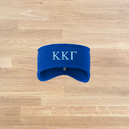 Kappa Kappa Gamma Embroidered Fleece Headband