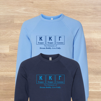 Kappa Kappa Gamma Elements Table Sweatshirt