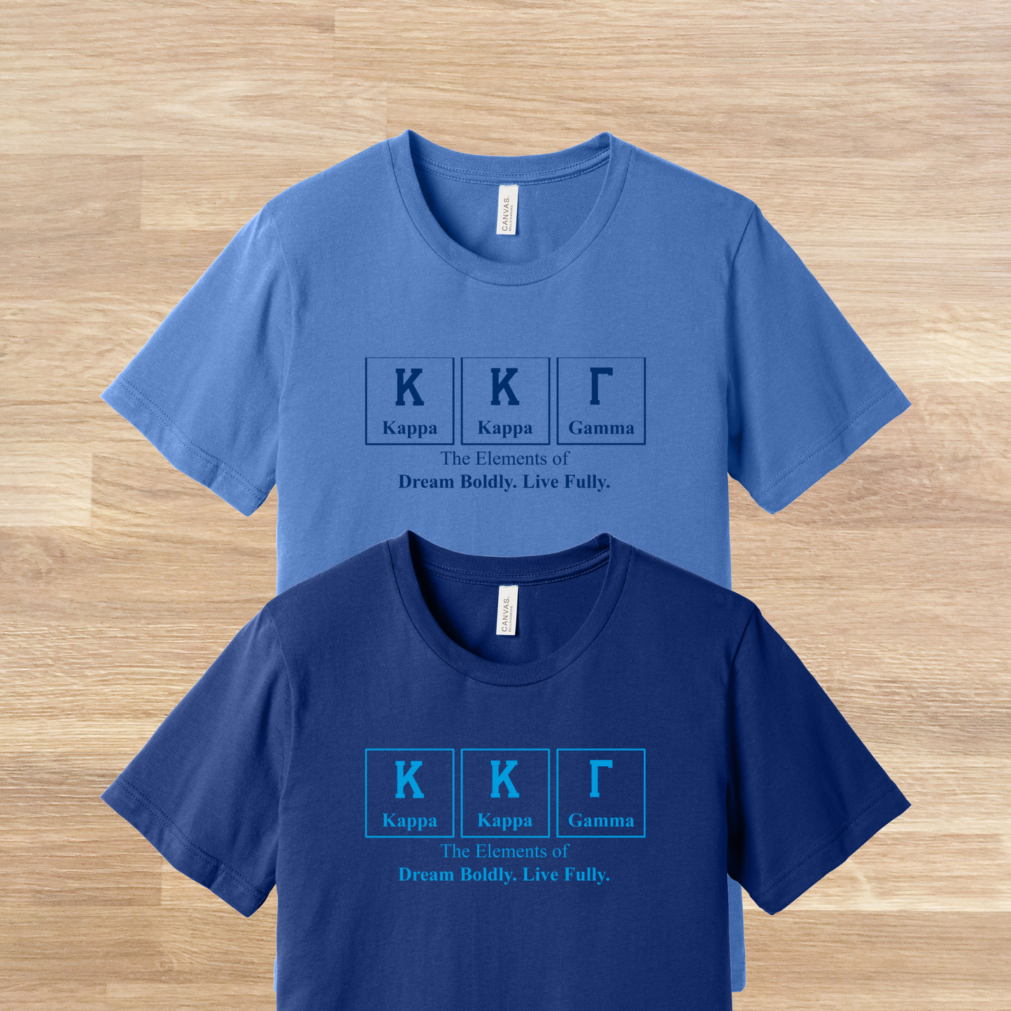 Kappa Kappa Gamma Elements Table T-Shirt