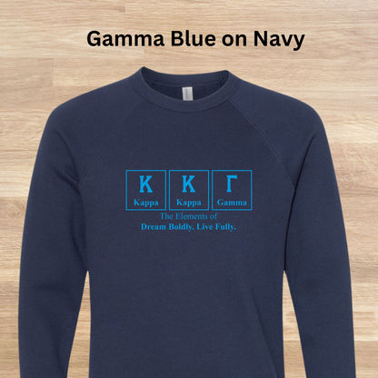 Kappa Kappa Gamma Elements Table Sweatshirt