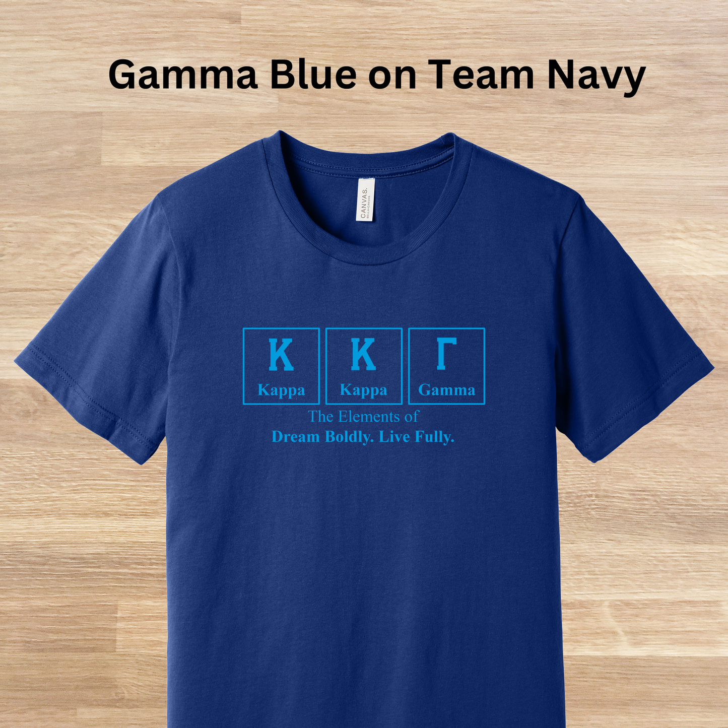 Kappa Kappa Gamma Elements Table T-Shirt