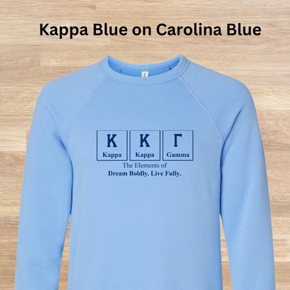 Kappa Kappa Gamma Elements Table Sweatshirt