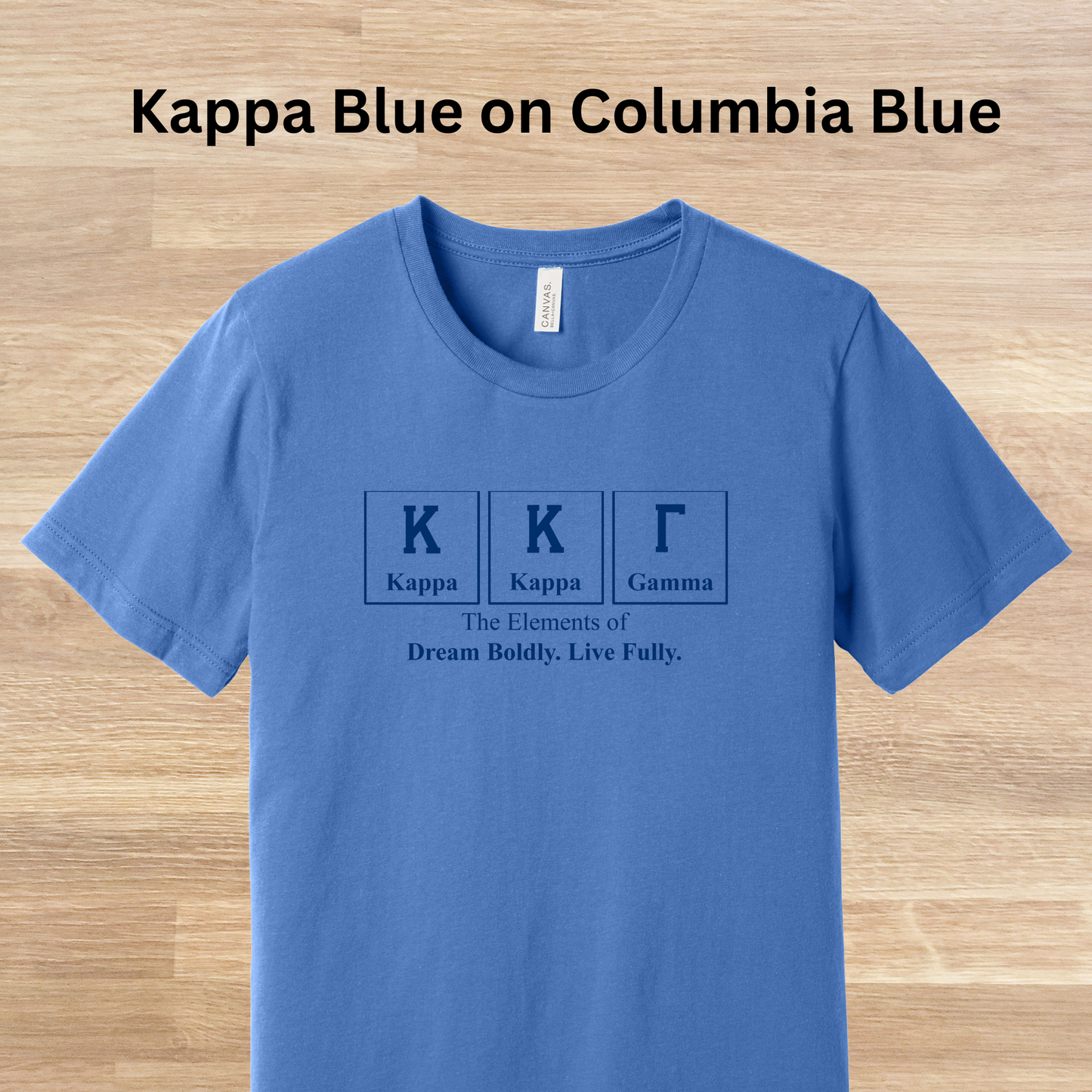 Kappa Kappa Gamma Elements Table T-Shirt