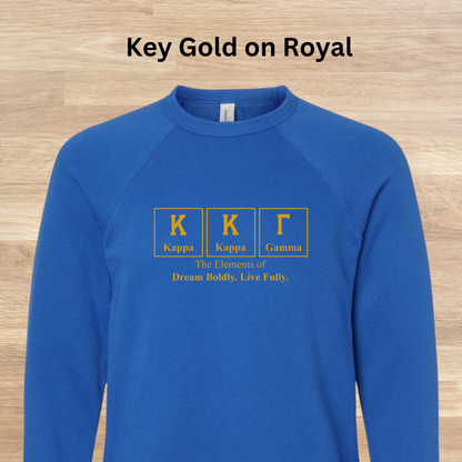 Kappa Kappa Gamma Elements Table Sweatshirt